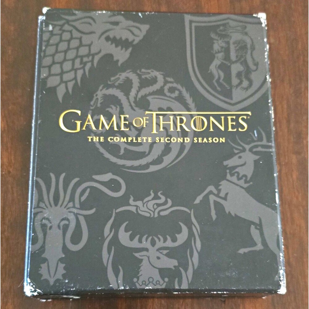 HBO Game of Thrones Complete Second Season Blu-ray Box Set Slipcover Bonus